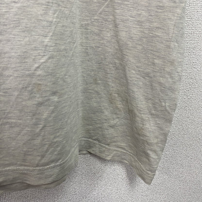 90s　半袖プリントTシャツ　染み込みプリント　ヴィンテージ　霜降りグレー　