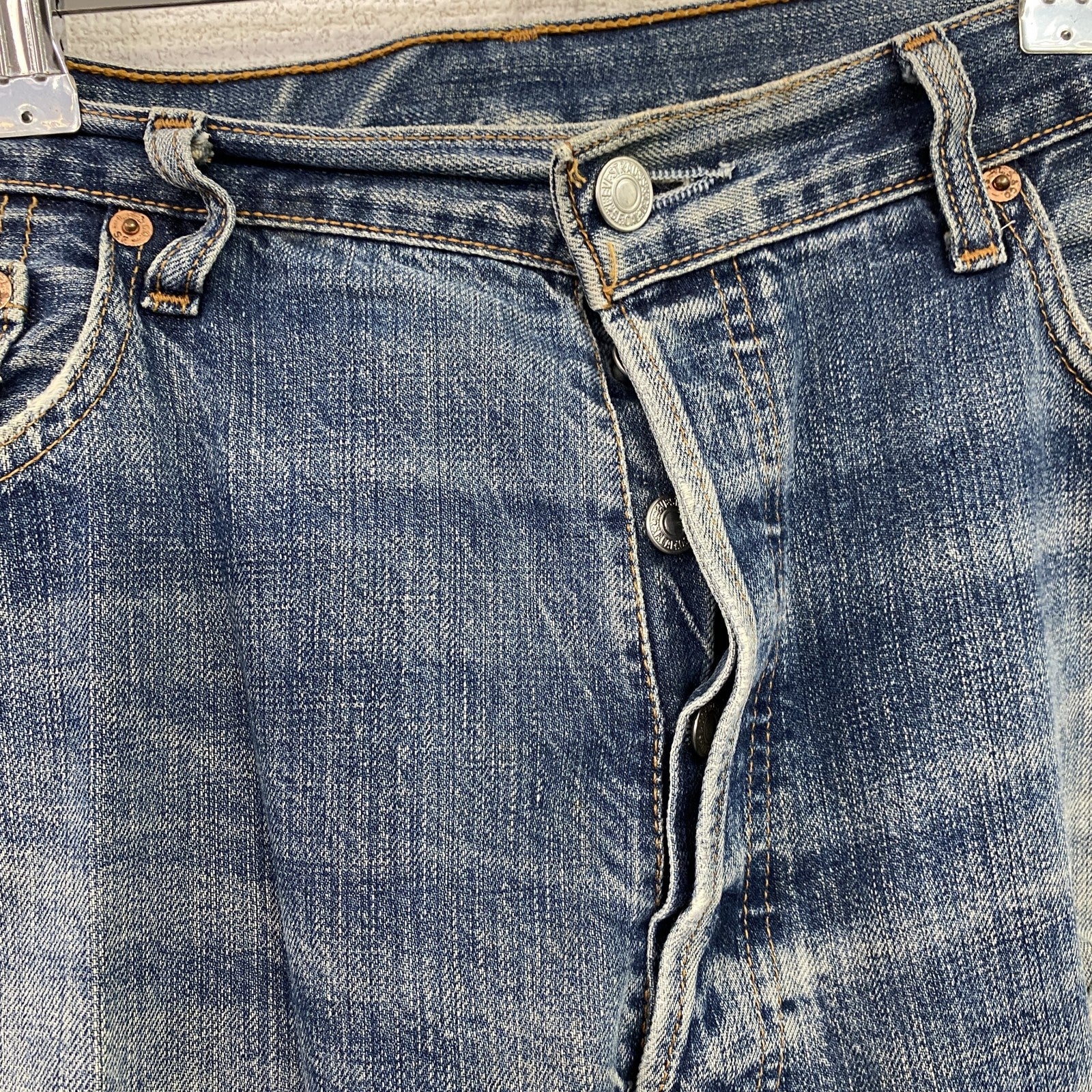 Levi's　リーバイス　501　デニムパンツ/ジーンズ　ボタンフライ　インディゴ　W36サイズ　