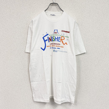 TOP FAIR　半袖プリントTシャツ　シングルステッチ　白　ホワイト　LLサイズ　