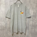 古着 used　Disney World　ディズニー　ミッキー　半袖オフィシャルプリントTシャツ　バックプリント　グレー　Lサイズ