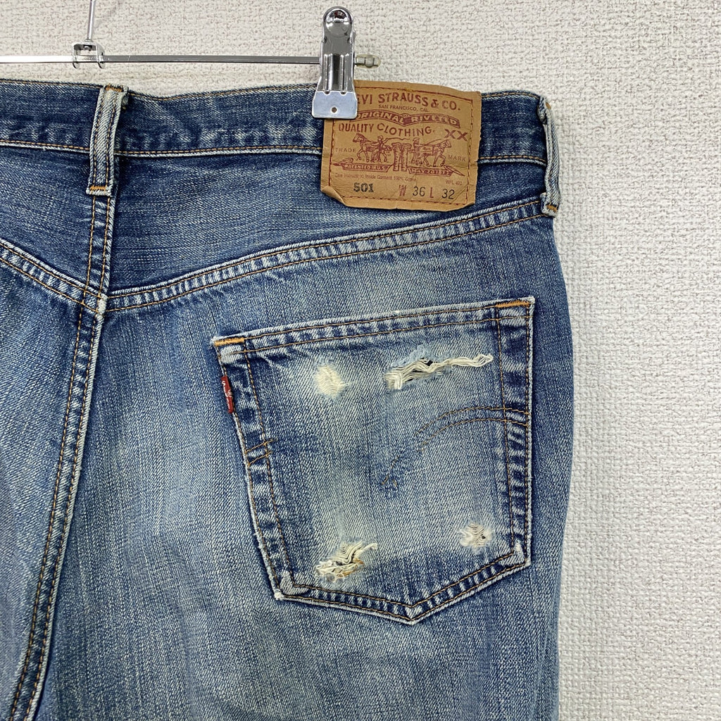 Levi's　リーバイス　501　デニムパンツ/ジーンズ　ボタンフライ　インディゴ　W36サイズ　