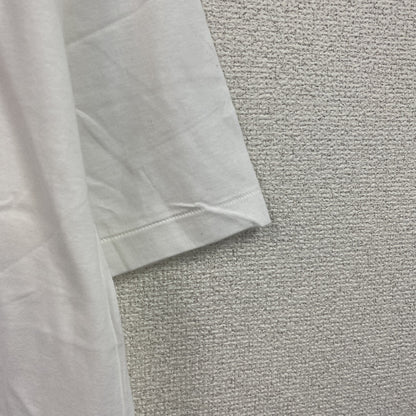TOP FAIR　半袖プリントTシャツ　シングルステッチ　白　ホワイト　LLサイズ　
