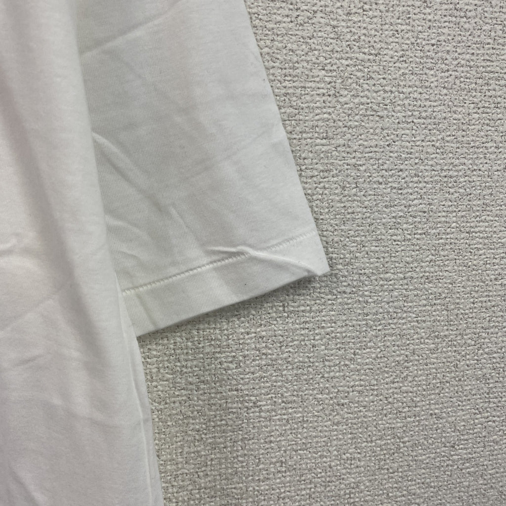 TOP FAIR　半袖プリントTシャツ　シングルステッチ　白　ホワイト　LLサイズ　