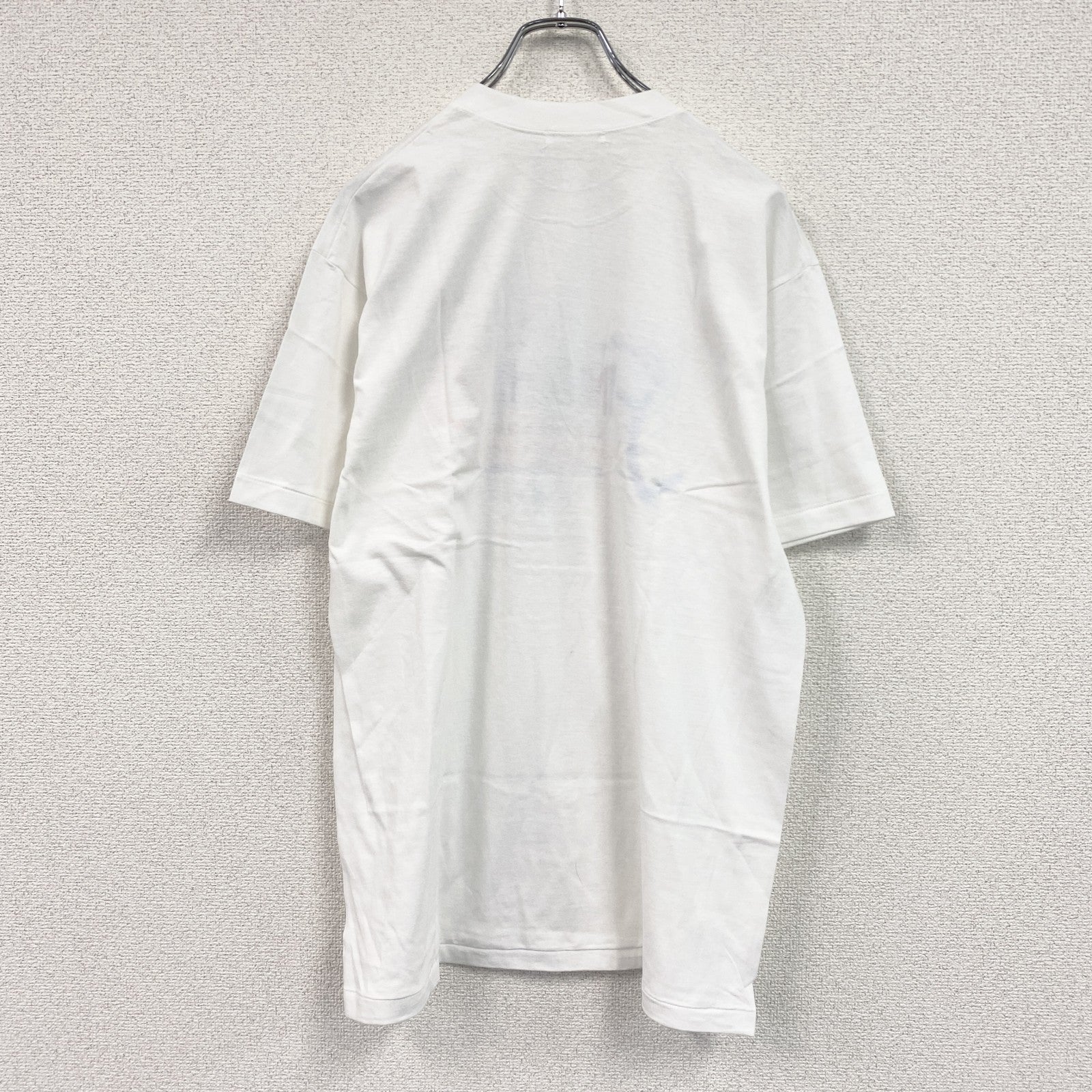 TOP FAIR　半袖プリントTシャツ　シングルステッチ　白　ホワイト　LLサイズ　
