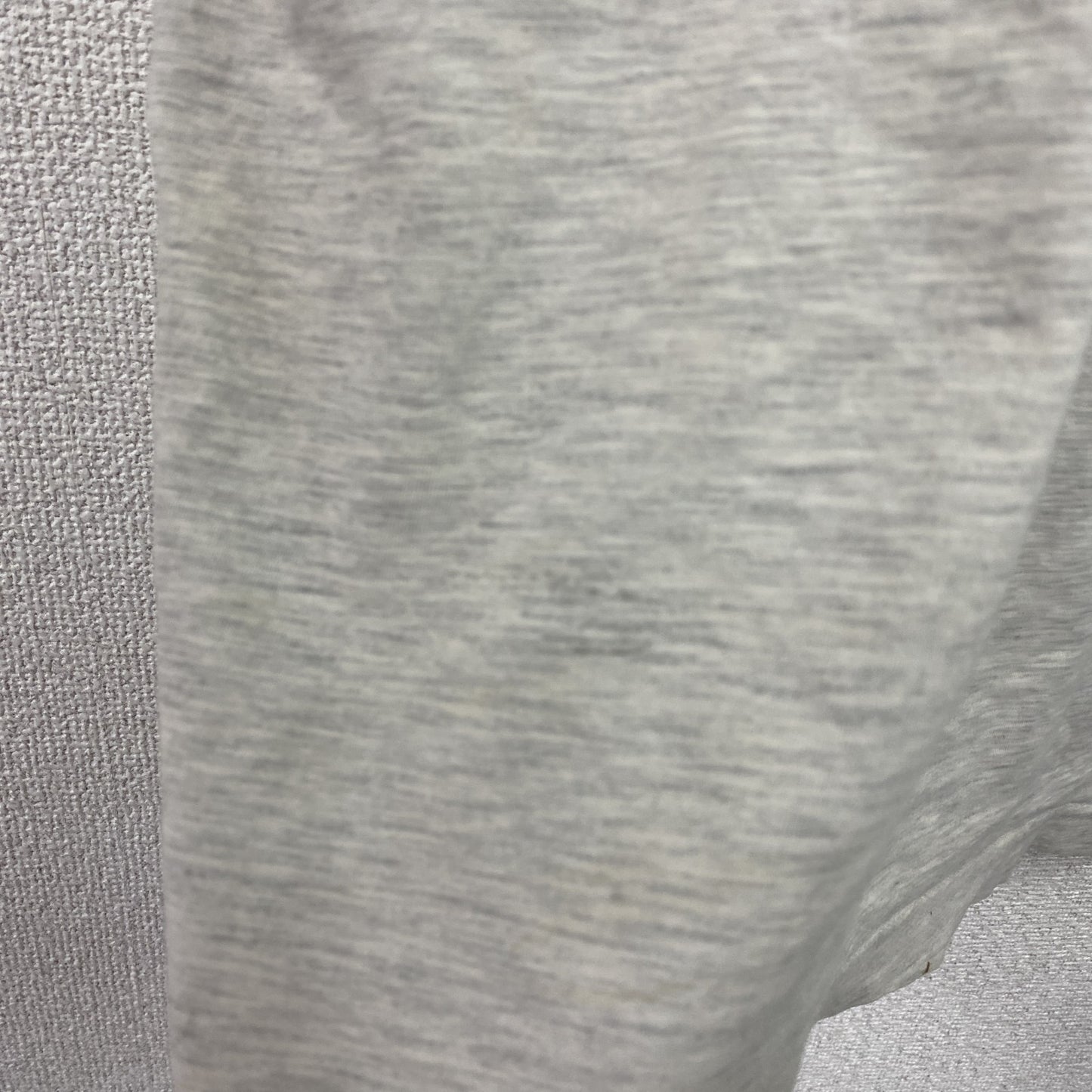 90s　半袖プリントTシャツ　染み込みプリント　ヴィンテージ　霜降りグレー　