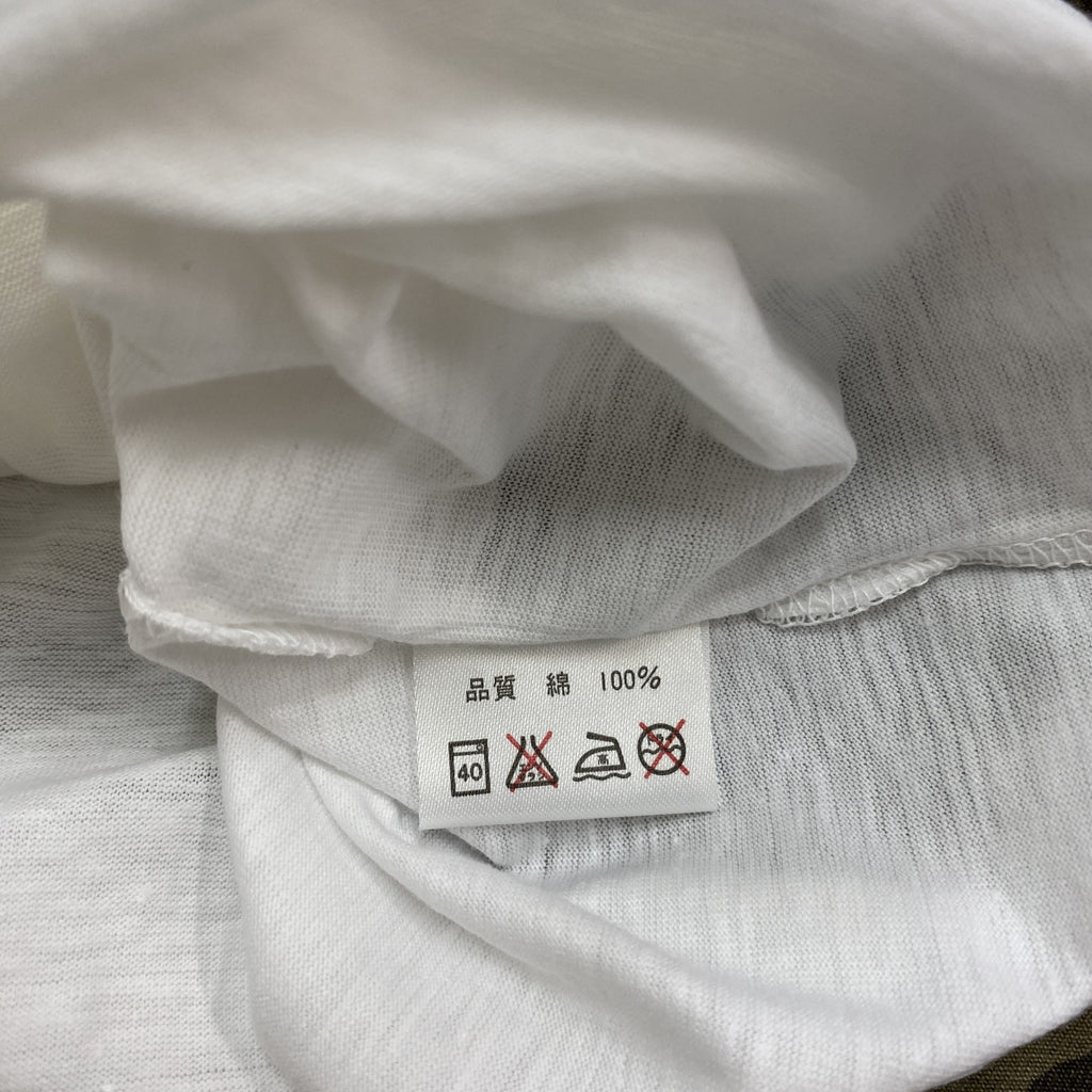 TOP FAIR　半袖プリントTシャツ　シングルステッチ　白　ホワイト　LLサイズ　