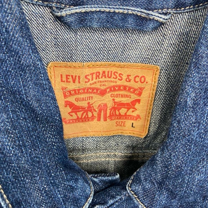 Levi's　リーバイス　4thタイプ　デニムジャケット/Gジャン　トラッカージャケット　インディゴ　Lサイズ