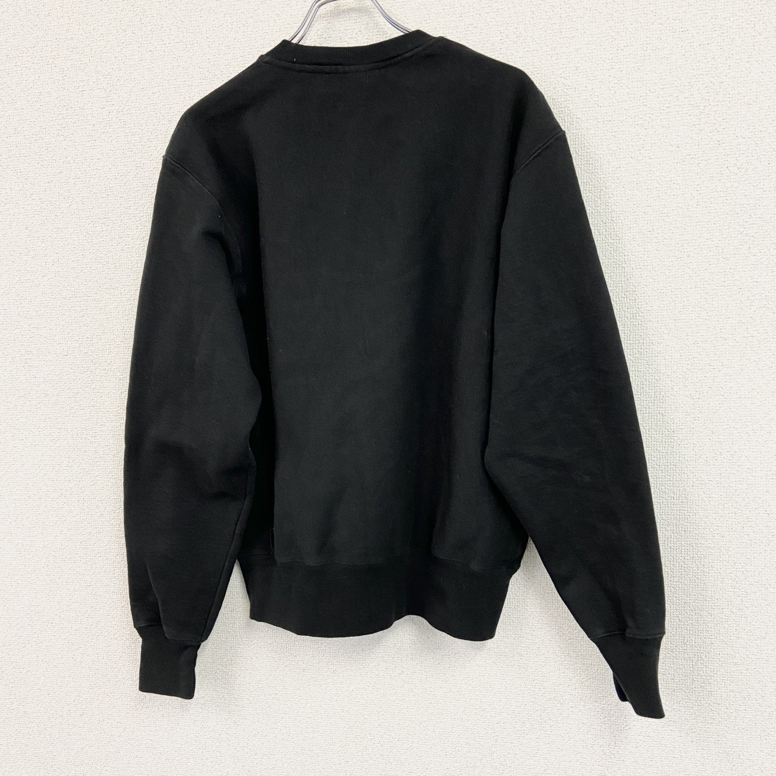 Champion　チャンピオン　リバースウィーブ　スウェット/トレーナー　カレッジロゴ　アーチプリント　現行　黒　ブラック　Mサイズ