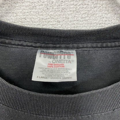 90s　ONEITA　Victor Victoria　ビクター ビクトリア　半袖Tシャツ　ムービーT　ミュージカル　シングルステッチ　黒　ブラック　XLサイズ　