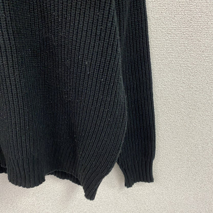 SHIPS　シップス　ハーフジップニットセーター　黒　ブラック　Sサイズ
