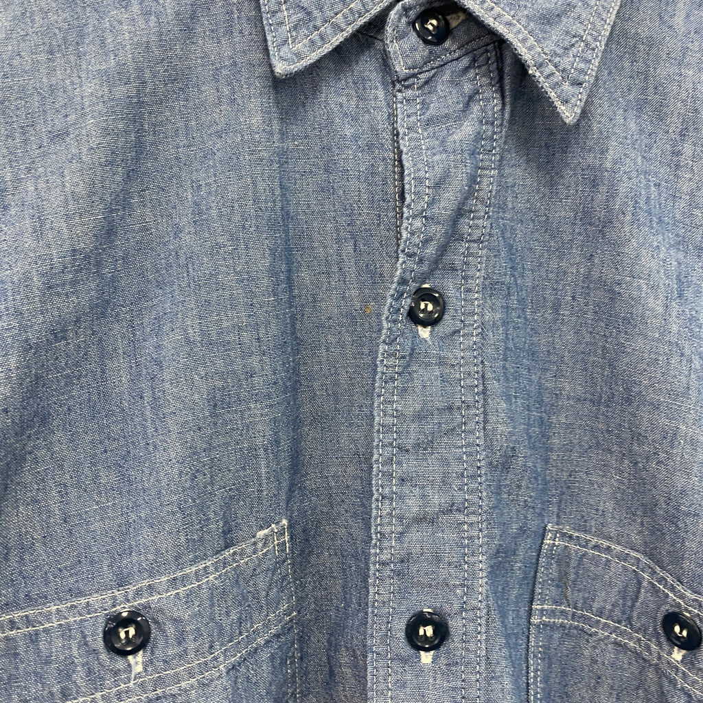 orSlow　オアスロウ　長袖シャンブレーシャツ　インディゴ　1サイズ