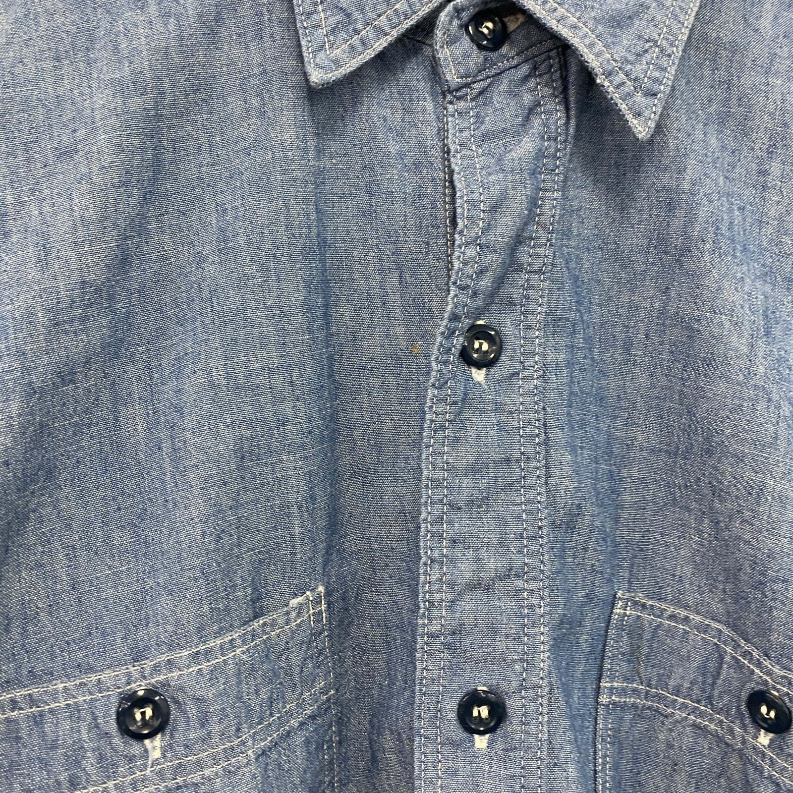 orSlow　オアスロウ　長袖シャンブレーシャツ　インディゴ　1サイズ
