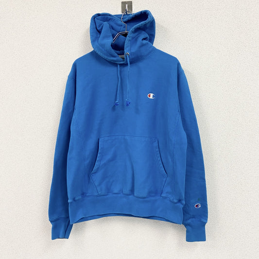 Champion　チャンピオン　リバースウィーブ　スウェットパーカー/フーディー　ヘビーウエイト　現行　青　ブルー　Mサイズ