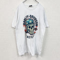 HARLEY DAVIDSON　ハーレーダビッドソン　半袖両面プリントTシャツ　白　ホワイト　XLサイズ
