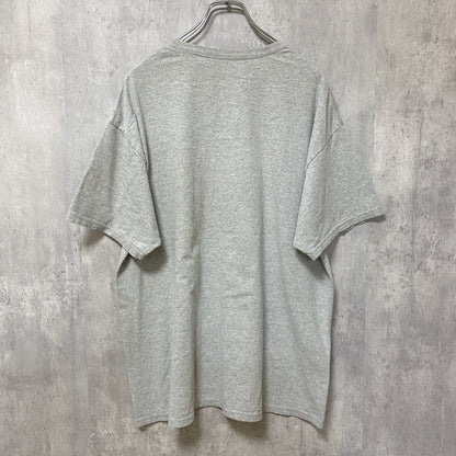 古着 used　Hanes　COTTON BOWL　アメフト　半袖カレッジプリントTシャツ　グレー　クルーネック　オーバーサイズ