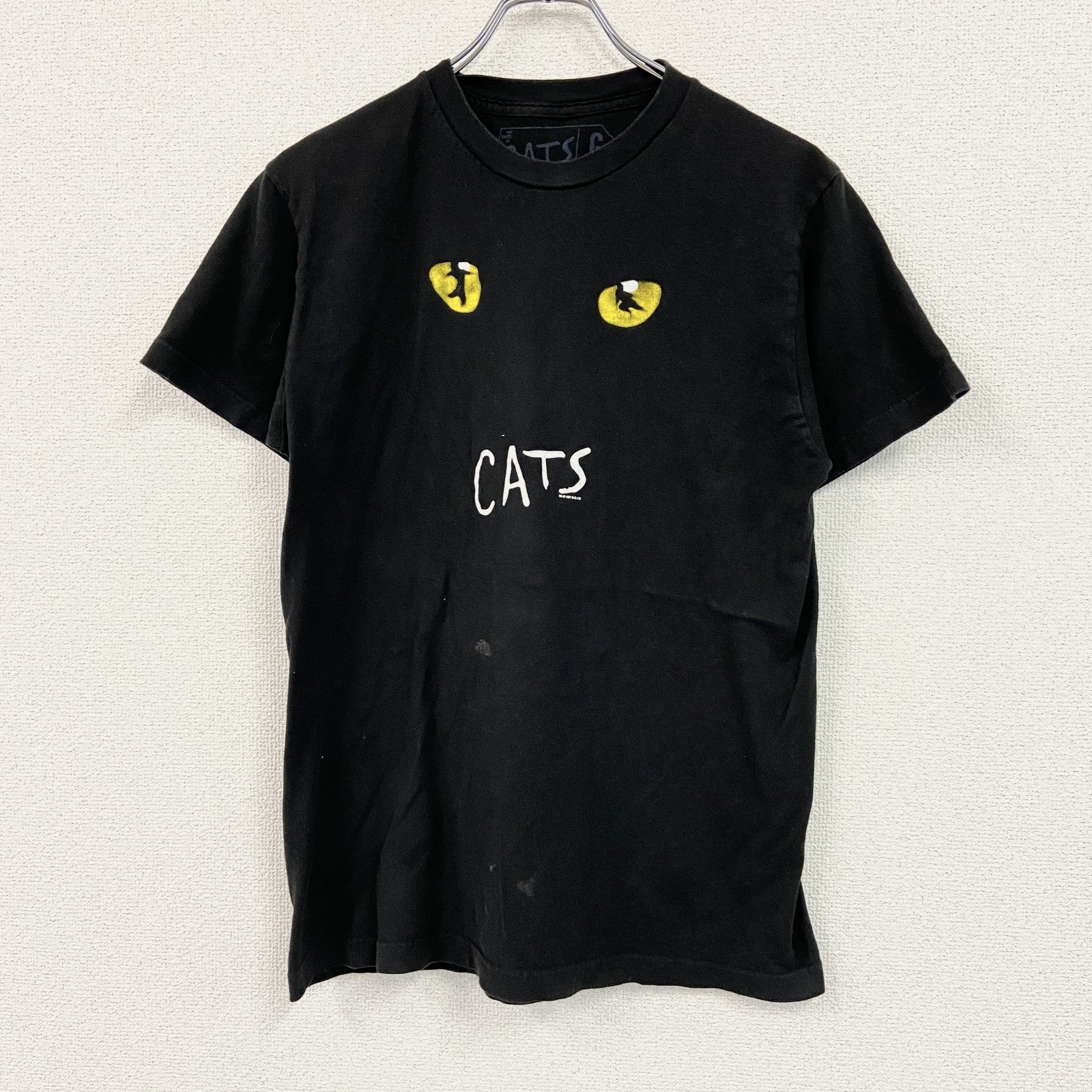 CATS　キャッツ　半袖プリントミュージカルシャツ　劇団四季　黒　ブラック　Mサイズ