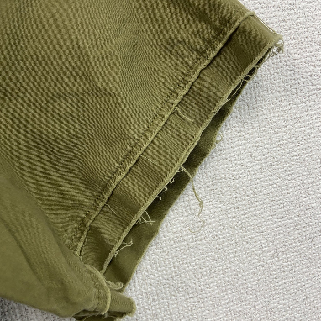New Prevalent Hunter　半袖シャツ　ストライプ柄　青　ブルー　カーキ　Lサイズ