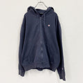 Champion　チャンピオン　フルジップパーカー/フーディー　紺　ネイビー　XLサイズ　古着