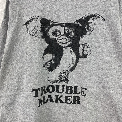 GREMLINS　グレムリン　ギズモ　半袖Tシャツ　ムービーT　キャラクターT　灰色　グレー　2XLサイズ