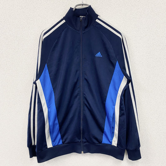 00s　adidas　アディダス　トラックジャケット/ジャージ　ヴィンテージ　紺　ネイビー　XLサイズ