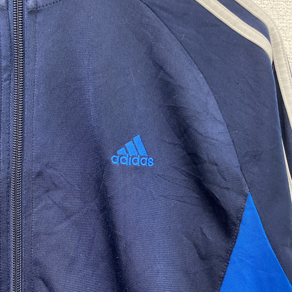 00s　adidas　アディダス　トラックジャケット/ジャージ　ヴィンテージ　紺　ネイビー　XLサイズ