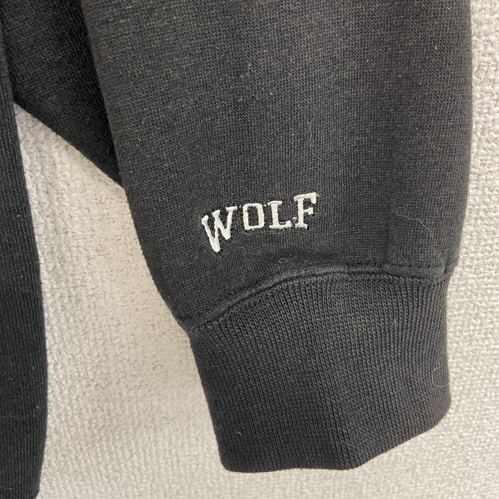 ～00s　WOLF　オハイオ州立大学　スウェット/トレーナー　ヴィンテージ　黒　ブラック　Lサイズ