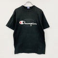 ～00s　Champion　チャンピオン　半袖プリントTシャツ　ヴィンテージ　黒　ブラック　Lサイズ