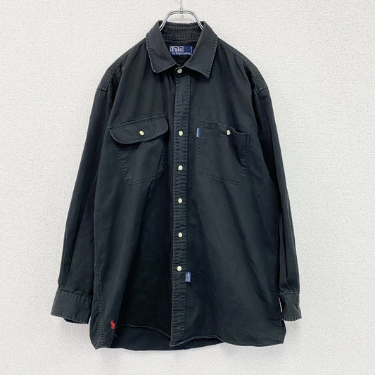 Polo by Ralph Lauren　ポロバイラルフローレン　長袖シャツ　黒　ブラック　Mサイズ