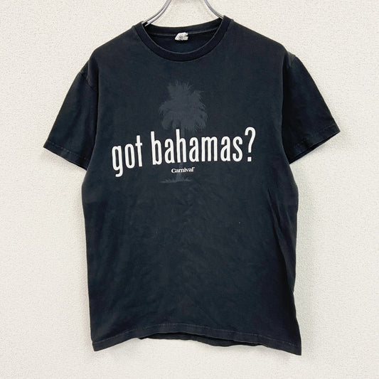 DELTA　デルタ　半袖パロディプリントTシャツ　got milk?　黒　ブラック　Mサイズ