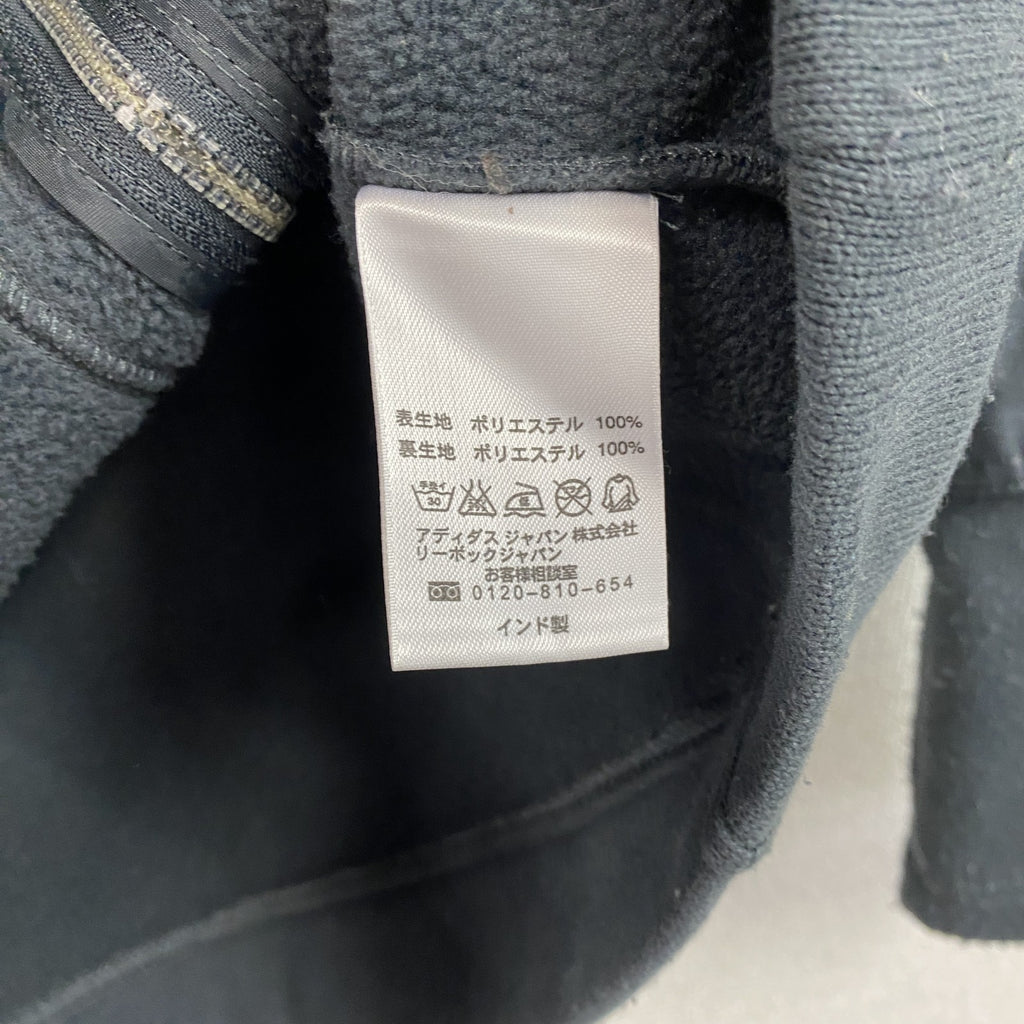 Reebok　リーボック　フルジップジャケット　レイヤード　紺　ネイビー　Mサイズ