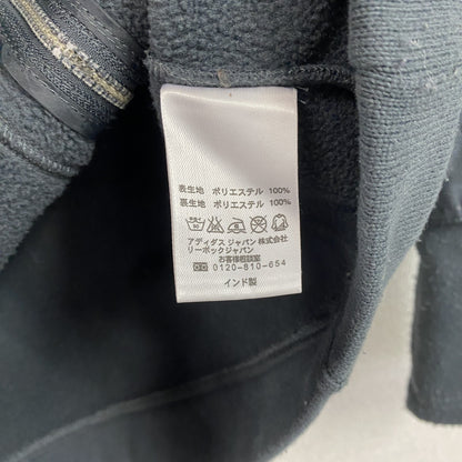 Reebok　リーボック　フルジップジャケット　レイヤード　紺　ネイビー　Mサイズ