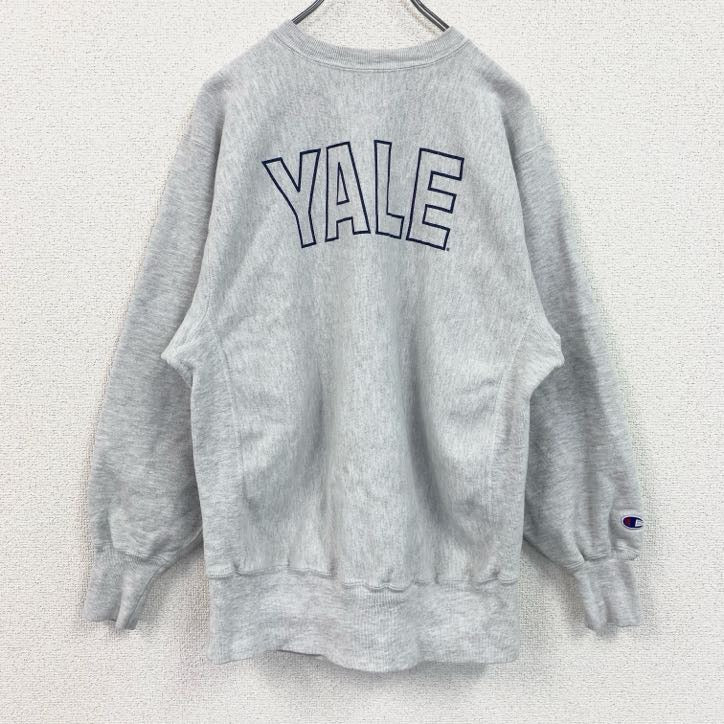90s　Champion　チャンピオン　スウェット/トレーナー　YALE　ヴィンテージ　グレー　Lサイズ