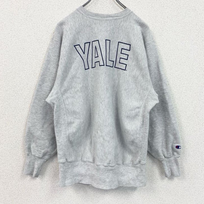 90s　Champion　チャンピオン　スウェット/トレーナー　YALE　ヴィンテージ　グレー　Lサイズ
