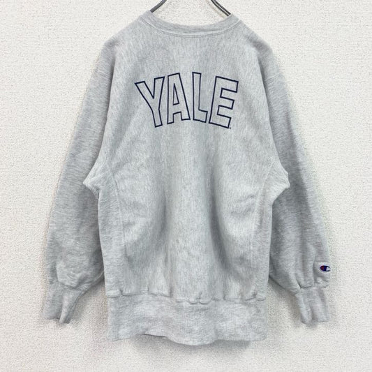 90s　Champion　チャンピオン　スウェット/トレーナー　YALE　ヴィンテージ　グレー　Lサイズ