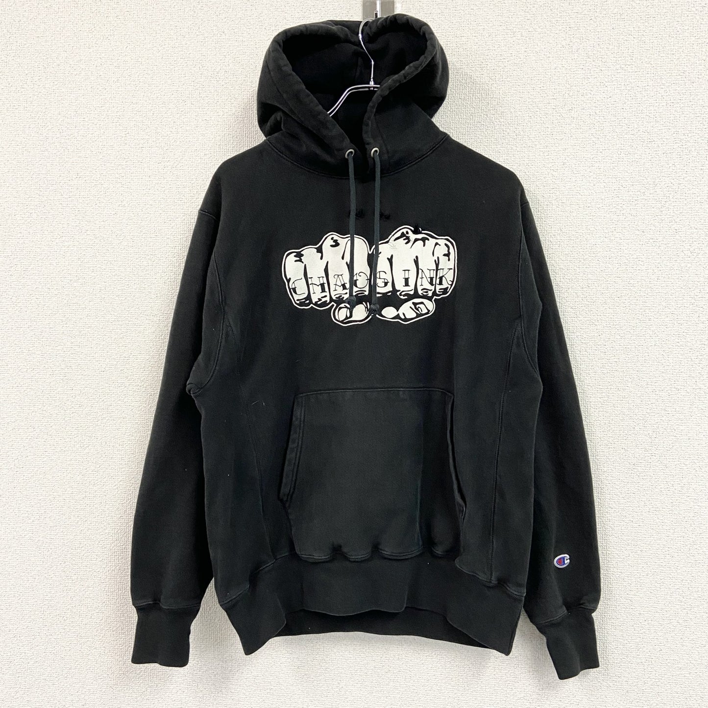 Champion　チャンピオン　リバースウィーブ　スウェットパーカー/フーディー　ヘビーウエイト　現行　黒　ブラック　Mサイズ