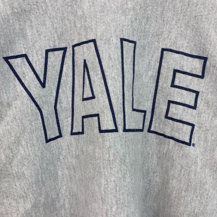 90s　Champion　チャンピオン　スウェット/トレーナー　YALE　ヴィンテージ　グレー　Lサイズ