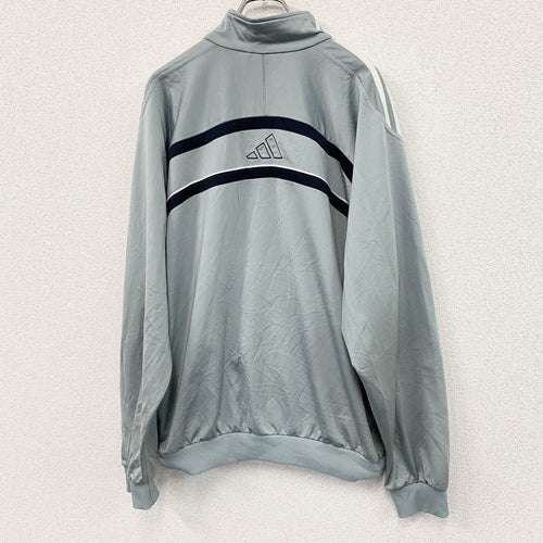 00s　adidas　アディダス　トラックジャケット/ジャージ　ヴィンテージ　グレー　Lサイズ