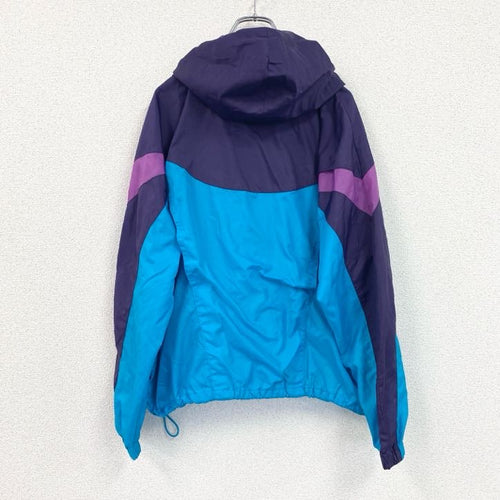 90s　NIKE　ナイキ　ナイロンジャケット　銀タグ　ヴィンテージ　水色 　ライトブルー　パープル
