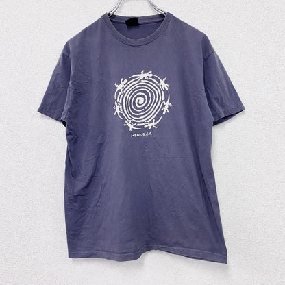 Giappo&GAW　半袖Tシャツ　ユーロ　フェード　紺　ネイビー　Lサイズ