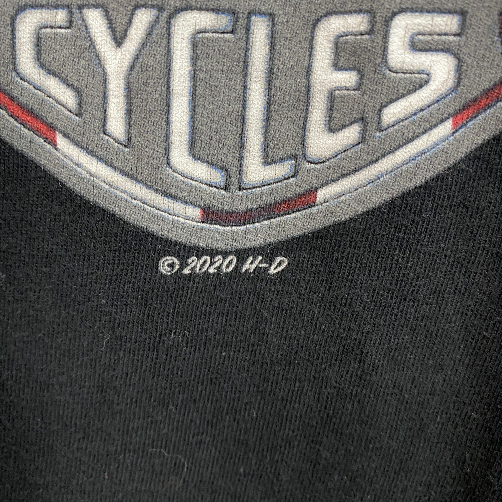 HARLEY DAVIDSON　ハーレーダビッドソン　半袖両面プリントTシャツ　黒　ブラック　XLサイズ