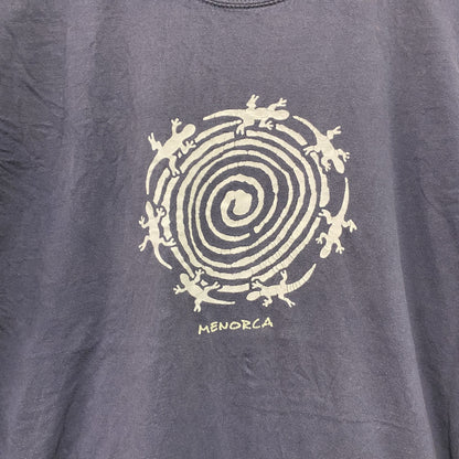 Giappo&GAW　半袖Tシャツ　ユーロ　フェード　紺　ネイビー　Lサイズ