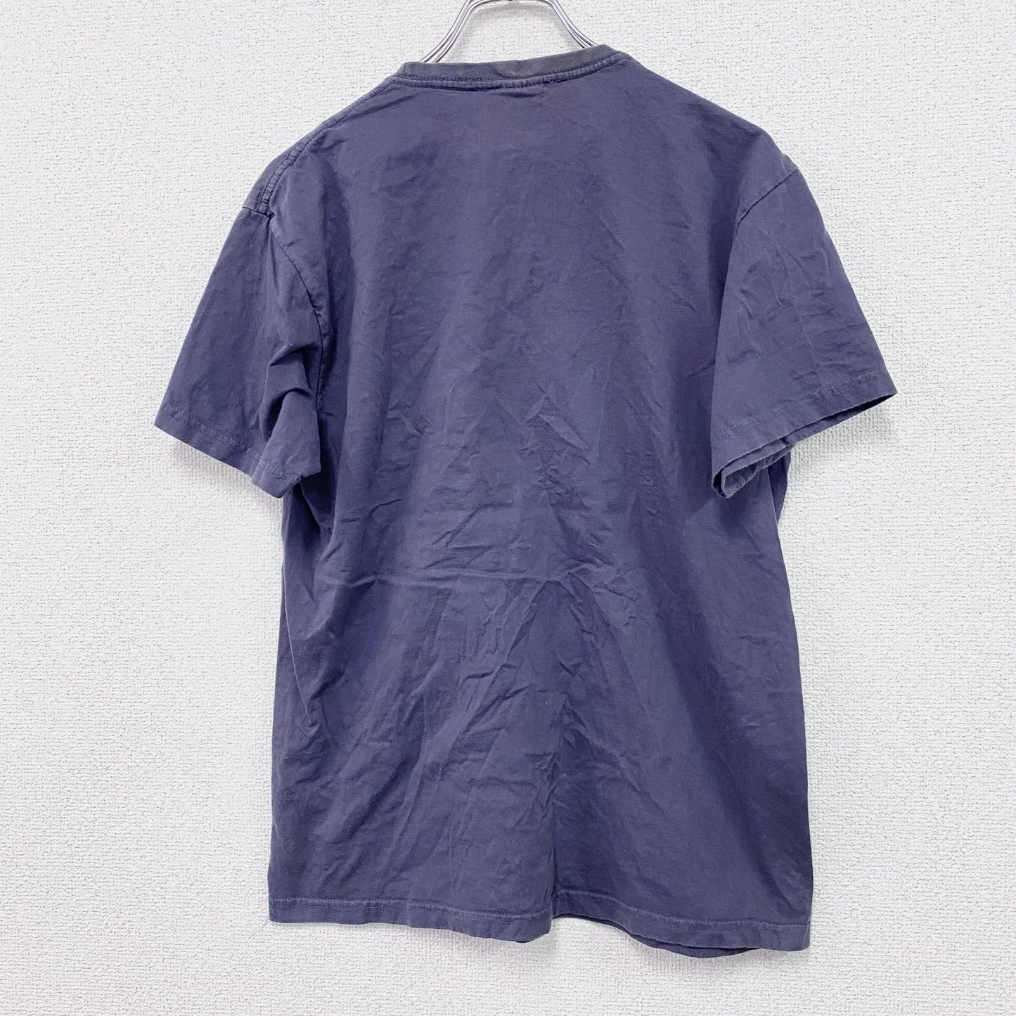 Giappo&GAW　半袖Tシャツ　ユーロ　フェード　紺　ネイビー　Lサイズ