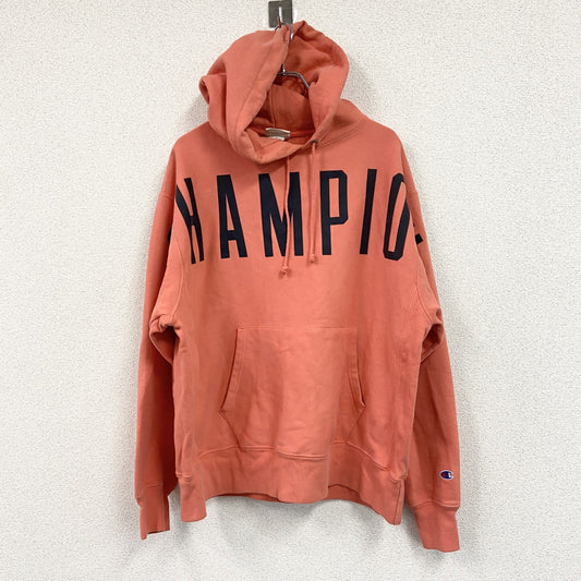 Champion　チャンピオン　リバースウィーブ　スウェットパーカー/フーディー　フェード　現行　オレンジ　XLサイズ