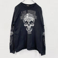 HARLEY DAVIDSON　ハーレーダビッドソン　長袖両面プリントTシャツ　黒　ブラック　Mサイズ