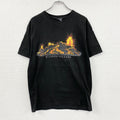 00s　キラウエア火山　半袖プリントTシャツ　ヴィンテージ　黒　ブラック