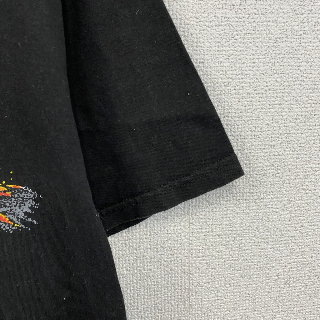 00s　キラウエア火山　半袖プリントTシャツ　ヴィンテージ　黒　ブラック