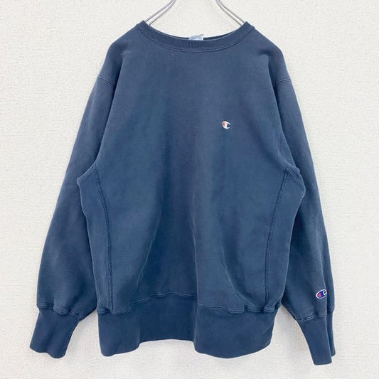 90s　Champion　チャンピオン　リバースウィーブ　スウェット/トレーナー　紺　ネイビー　Lサイズ
