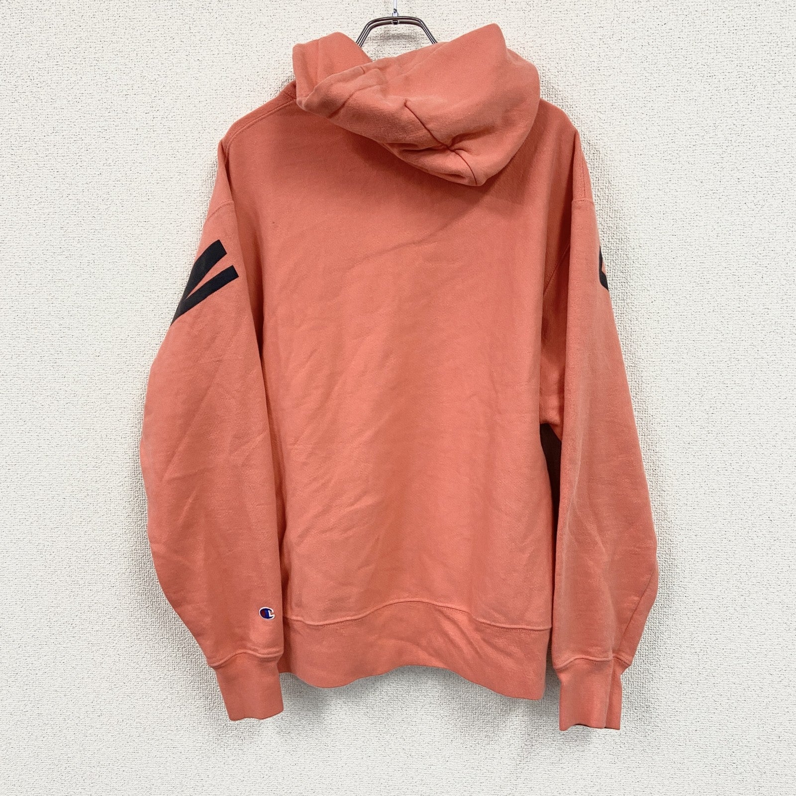 Champion　チャンピオン　リバースウィーブ　スウェットパーカー/フーディー　フェード　現行　オレンジ　XLサイズ