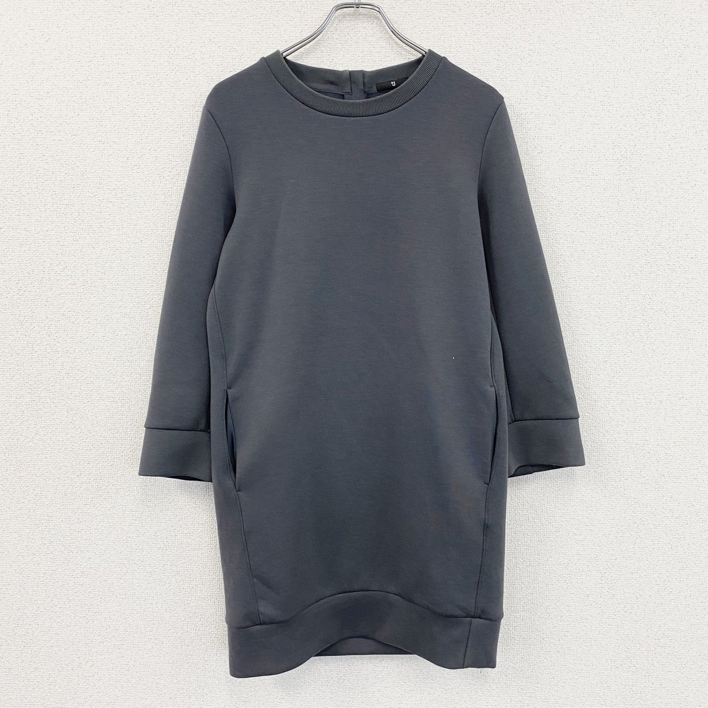 UNIQLO　ユニクロ　＋J　ジルサンダー　ドライスウェットワンピース　ダークグレー　Mサイズ