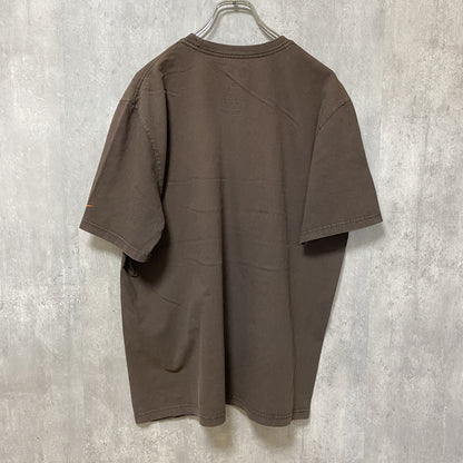古着 used　NFL　NIKE　ナイキ　半袖プリントTシャツ　スポーツ　茶色　デザイン　クルーネック　オーバーサイズ　XLサイズ